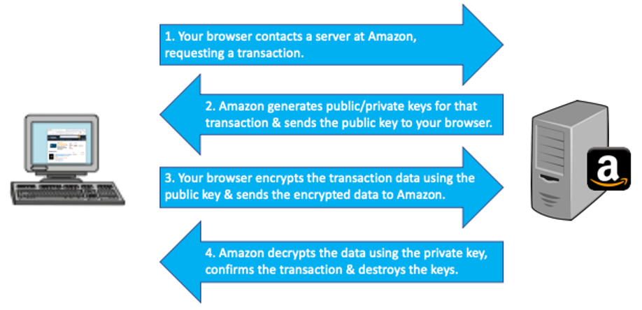 Public-key encryption for ecommerce